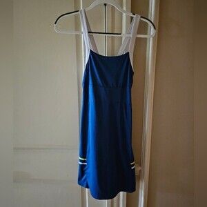 Pure Lime Blue/White Tennis Dress Size M 8/10. Excellent Condition!